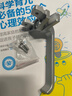 斩盾加厚款38型铝合金门窗把手平开窗执手幕墙上悬窗拉手窗户7字锁扣 浅灰色 右执手 实拍图