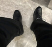 宜驰（EGCHI）皮鞋男士商务休闲正装英伦耐磨舒适通勤鞋子男 1618 黑色 42 实拍图