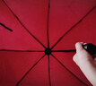 热销百万⭐雨伞男女晴雨两用学生情侣黑胶三折防晒防紫外线遮阳伞 手动8骨 纯色雨伞（颜色随机） 实拍图