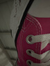 匡威（Converse）All Star夏季男女低帮帆布鞋西瓜红玫红色A06569C A06569C 37.5 实拍图