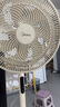 美的（Midea）电风扇落地扇家用大风量 远距强风电扇 立式轻音节能可定时降温 【7叶触屏+遥控】白色三段高度 实拍图