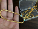 喜上眉梢黄金光面金珠999足金散珠3D硬金抛光面转运珠路路通情侣 3mm 光面转运珠约十颗 1g 实拍图