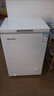 美菱（MeiLing）100升低霜家用冰柜冷藏冷冻转换单温冷柜-35°速冻一级能效节能租房小冰箱BC/BD-100DT白国家补贴 实拍图
