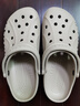 crocs卡骆驰洞洞鞋贝雅男鞋女鞋轻便耐磨一脚蹬拖鞋休闲鞋|10126 卵石色-2V3 41 /42(260mm) 实拍图