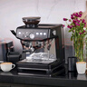 铂富（Breville）BES876半自动意式咖啡机 家用咖啡粉制作 多功能咖啡机 流光银Brushed Stainless Steel 实拍图