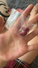 复古酒红色心形耳钉港风中式爆款红色新款耳环设计小众气质耳饰 安可拉红爱心耳钉 1对 实拍图
