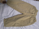 嘟嘟家宝宝休闲裤春秋男童工装裤春装女童裤子儿童长裤潮 卡其色 120 实拍图