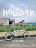 大行（DAHON）KT610折叠自行车16英寸单速男女学生上班上学城市通勤单车 白色 实拍图