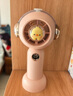初先小电风扇喷雾手持迷你办公室桌面usb充电卡通可爱学生宿舍加水强力制冷加湿器大风力便携户外神器 【三档大风+加湿喷雾+轻悄运行】樱花粉 实拍图
