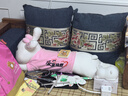 蓓斯曼【当次日达】毛绒玩具女生公仔趴趴兔子睡觉抱枕布娃娃玩偶陪睡生日礼物送女生夹腿布偶女孩儿童抱枕 粉色爱的就是你蝴蝶结兔 80厘米 实拍图