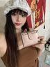金利来（Goldlion）钱包女士短款2025新款票夹时尚钱夹三折卡包小零钱包女式卡包皮夹 玫瑰金【15个卡位】 实拍图