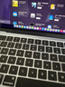 适用苹果笔记本电脑键盘膜新款MacbookAir13英寸键盘贴Pro14寸保护膜15.3/16防尘M4/M3/M2/M1配件 半透黑【2片装】 25款M4（13.6英寸）A3240 实拍图