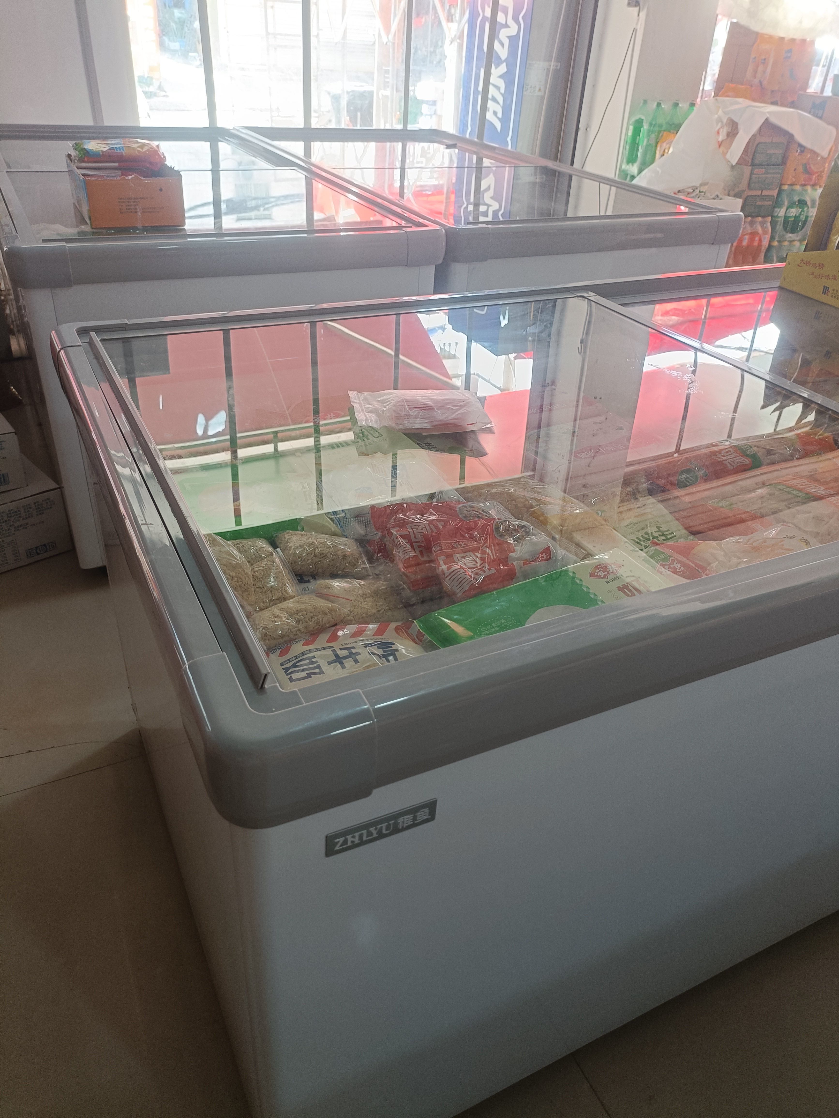 稚鱼冰柜商用 展示柜冷冻冷藏保鲜柜 冷冻展示柜弧面雪糕柜冰箱 冷藏展示柜 商用岛柜超市冷冻柜 2.0米宽1米【变频节能省电50%】【双压】 实拍图