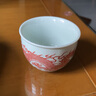 羊脂玉茶杯仿古祥龙主人杯家用陶瓷青花龙纹品茗杯单个缸杯 红色 100ml 1只 实拍图