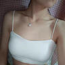 浪莎无痕美背抹胸内衣女小胸聚拢可外露细肩带一体固定杯背心式文胸罩 实拍图