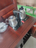 吉谷（K·KOU）全自动上水电热水壶茶盘烧水壶电茶壶煮茶器一体桌茶具套装电茶炉茶台【1.2L+0.7L】 TC010 实拍图