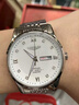LONGAIES瑞士原装浪琴手表男士高档时尚自动机械表夜光防水镂空专用男腕表 L799本色白面男 送貔貅+皮表带 实拍图