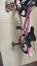 永久（FOREVER）儿童自行车3-6-10-12岁儿童单车男孩童车女童自行车 樱花粉 辐条轮 后座版 16寸【适合身高105-135】 实拍图