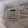 京东京造短袖T恤女10A抗菌夏季新款修身显瘦女装抑菌防汗 白色V领 M 实拍图