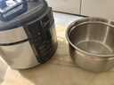 美的（Midea）0涂层电压力锅家用5L双胆健康无水焗米饭锅加深不锈钢胆电锅少盐提鲜煲汤炖肉煮饭高压锅E5915G 实拍图