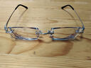 菲尔渡边钻石切边无框眼镜男士高度可配超轻钛架近视配成品高度数福音Q7 钛架+1.74防蓝光变色镜片 实拍图