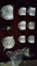 讲茗堂999鎏纯银功夫茶具套装送礼物品高档端领导长辈退休新年特色实用 百福银套装-次日达 10头 实拍图