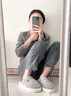 冬季棉拖鞋男居家防滑加厚毛绒保暖女士棉拖鞋2025新款情侣拖鞋女 灰色 42-43 【适合40-41的脚】 实拍图