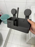 一卫吸盘马桶刷置物架免打孔壁挂家用无死角卫生间厕所坐便器清洗神器 实拍图