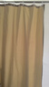 蓓柅酒店卫生间浴帘布纯色提花浴室帘套装洗澡隔断防水帘加厚淋浴挂帘 麻纹-米色 宽180*高180cm 实拍图
