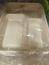 诺鲜一次性饭盒纸浆餐盒环保可降解商用外卖多格打包盒三格4格5格分格 1400ml四格无盖50只 实拍图