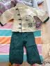 Classic Teddy儿童套装男童汉服中小童衣服裤子两件套国风新中式纯棉 墨绿 110  实拍图