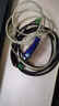 毕亚兹 VGA转HDMI+VGA转换器带音频 一分二分屏器 一拖二扩展同屏器一进二出 台式电脑连接电视投影仪 实拍图