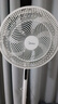 美的（Midea）【飓风节能】七叶柔风立式电风扇/家用轻音落地扇/台式小型风扇/大风力遥控定时摇头风扇 SAH35BSJ 实拍图