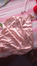 金三塔真丝睡衣女睡裙桑蚕丝蕾丝性感V领吊带裙子礼物 [粉嫩]桃盈粉 2XL 实拍图