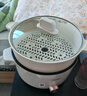 美的（Midea）电煮锅 宿舍小电锅 电蒸锅 学生寝室一体泡面小火锅 多功能锅 XZE1613 1.7L 配蒸笼【国家补贴】 实拍图