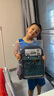 Edison小学生书包护脊减负反光大容量防泼水防下坠儿童背包2213-1s蓝绿 实拍图