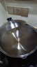 拉菲尼诗316正品皇后锅官方拉菲尼诗安利304不锈钢无涂层炒锅无水皇后金锅 加厚加深316L钛钢【平底带蒸笼】 36cm 实拍图