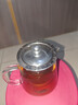 暮云泡茶壶加厚玻璃茶壶大容量办公室茶具养生高硼硅耐高温 450ml 实拍图