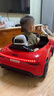 星辰皓奥迪儿童电动车四驱汽车遥控四轮宝宝玩具车可坐人童车RSGT 红色+四驱+遥控+摇摆+皮座+软轮 实拍图