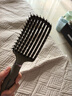 Creative art天然猪鬃毛梳子排骨梳蓬松神器梳子男女士高颅顶拯救油扁塌不伤发 实拍图