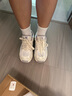 骆驼（CAMEL）漫游户外复古慢跑鞋女休闲运动 K23S09L7014-1 米白/香芋紫 36 实拍图