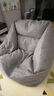 无印良品（MUJI） 豆袋沙发 外套可拆 懒人沙发单人沙发读书角沙发一人居 KBB1CC2S 灰色 长70.5*宽74*高70cm 实拍图