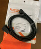 CABLE CREATIONDZ431 两插2口10A电源延长线直头两芯插座插线板纯铜延长线适用电视电动车监控加长线 3米 实拍图
