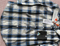 可可鸭（QQ DUCK）童装儿童衬衫男童格子衬衣大童外套学生青少年衣服蓝白格；130 实拍图