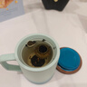 叁旬（sanxun） 知行陶瓷泡茶马克杯带盖过滤水杯女男办公室茶水分离杯子定制 知行马克杯【湖兰釉】 实拍图