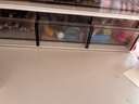 得力（deli）组合抽屉收纳盒 学生文具化妆饰品收纳单层 白色一格 1只 PK104 实拍图