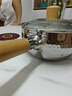 BSITN雪平锅不锈钢小奶锅18cm煮奶锅烫锅婴儿辅食锅燃磁通用含盖5428 实拍图