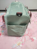 家妮儿孕妇待产包妈咪包收纳包行李袋旅游短途旅行包健身收纳袋产褥包 绿配粉-待产行李包 实拍图