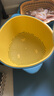全适双层沥水篮洗菜篮沥水盆厨房果蔬洗菜盆水果盆水果沥水篮蓝黄色 实拍图