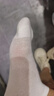 小龙人100%纯棉无骨新生婴儿春夏季薄款网眼儿童宝宝男童女童白色船袜子 5268白色（船袜） 4双 建议3-5岁（适合脚长14-16cm） 实拍图